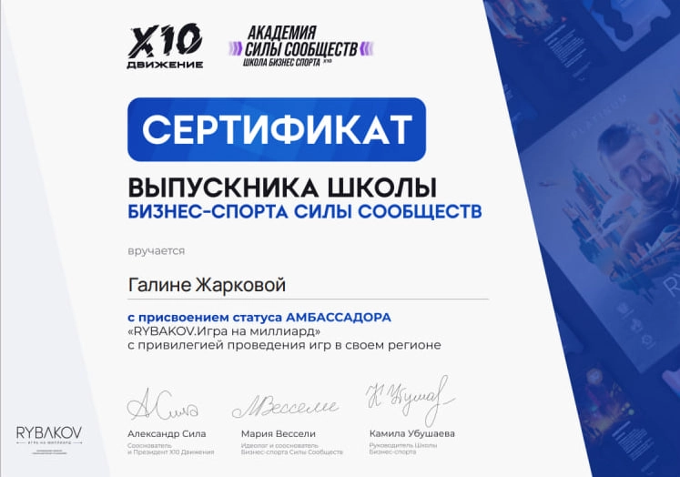 Жаркова Галина